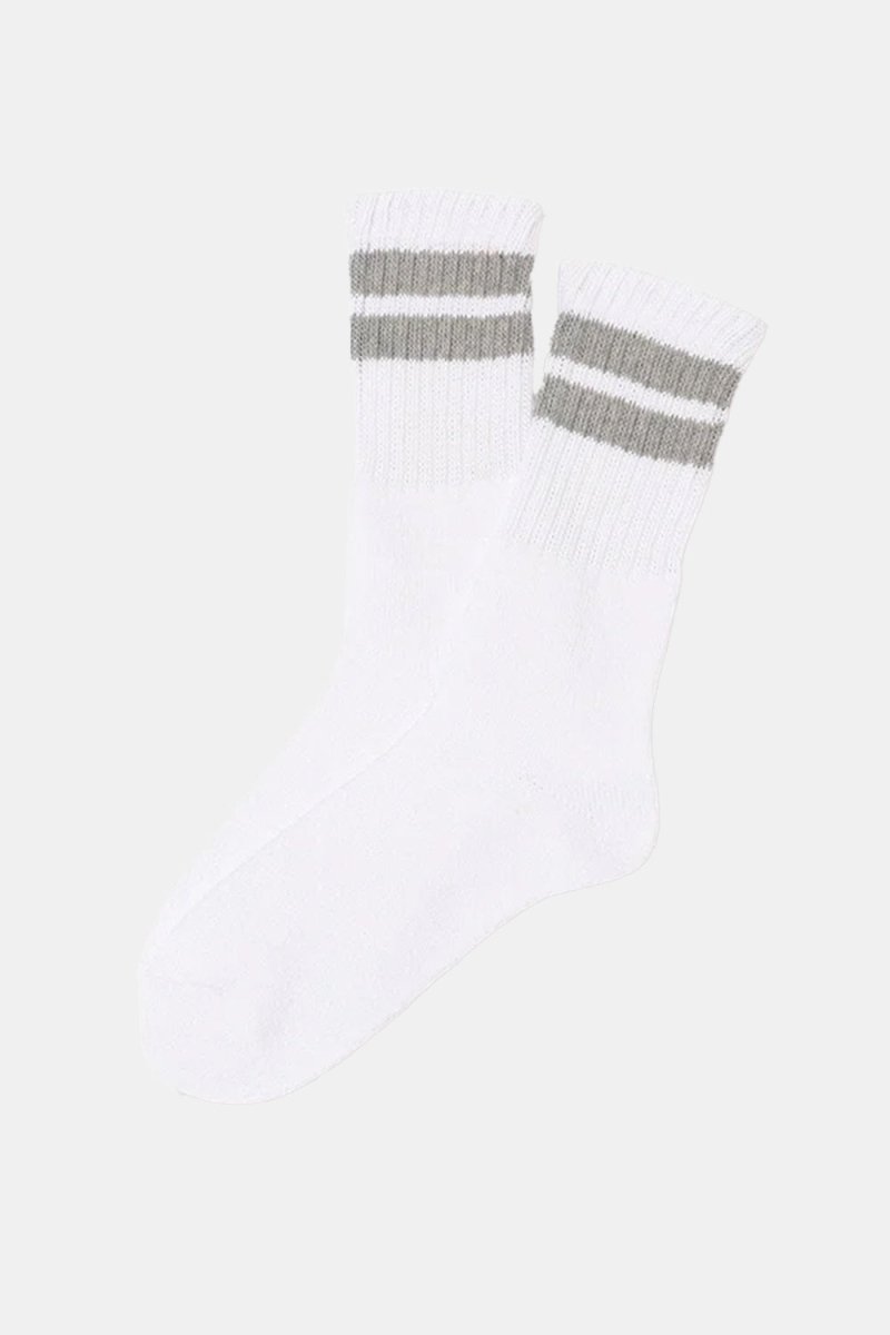 Healthknit 3 Pack 3 Line Crew Socks (Navy/Black/Grey) | Socks