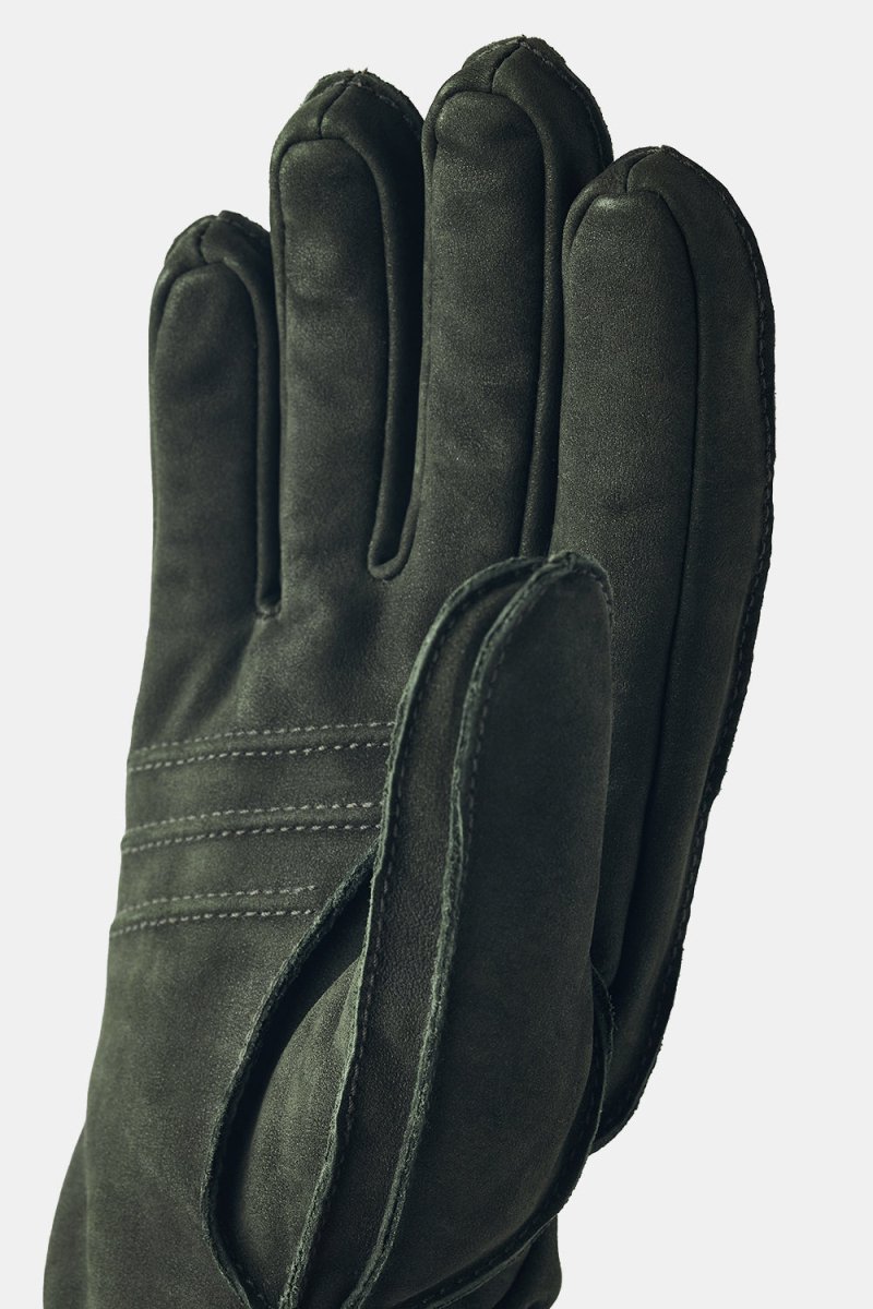 Hestra Joar Nubuck Leather Gloves (Dark Olive) | Gloves