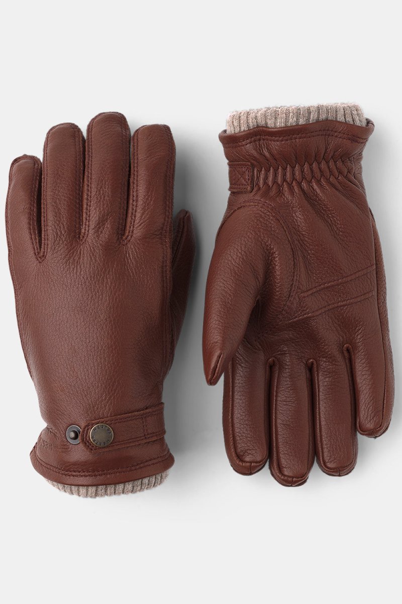 Hestra Leather Utsjö Gloves (Chestnut) | Gloves