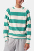 La Paz Cunha Sweatshirt (Gumdrop Green Stripes) | Trøjer