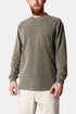 La Paz Duarte L/S T-Shirt (Ribbet Militærgrøn) | T-shirts