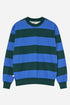 La Paz Paiva stribet sweatshirt (mørkegrøn/Yves blå) | Trøjer