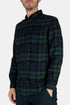Portugisisk flannel abstrakt Blackwatch ESP skjorte (sort) | Skjorter