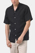 Portugisisk Flannel Camp Collar Shirt (sort) | Skjorter