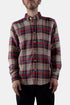 Portugisisk Flannel Crush ESP ternet skjorte (rød / Ecru) | Skjorter