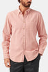 Portugisisk flannel tyk Lobo bomulds-fløjlsskjorte (gammel rosa pink) | Skjorter
