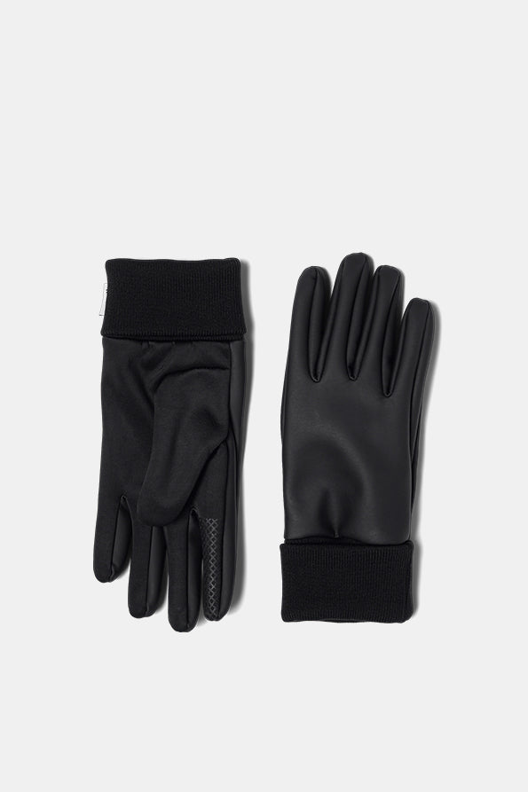 Rains Fleece Lined Touchscreen Tipped Gloves (Black) | Gloves