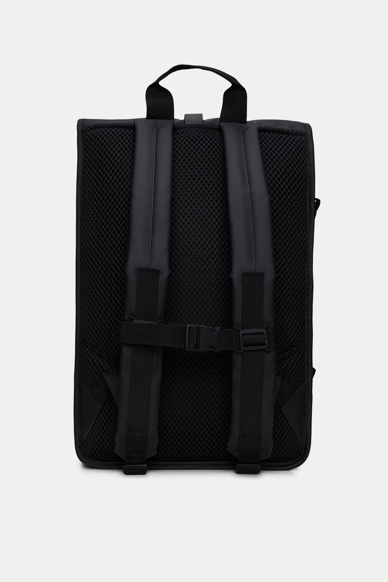 Rains Large Rolltop Rucksack W3 (Black) | Bags