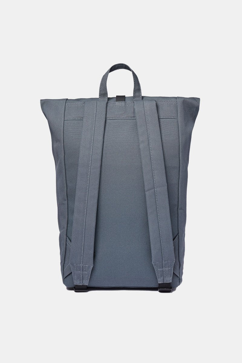 Sandqvist Dante Rolltop Backpack (Dark Slate &amp; Black Leather) | Bags