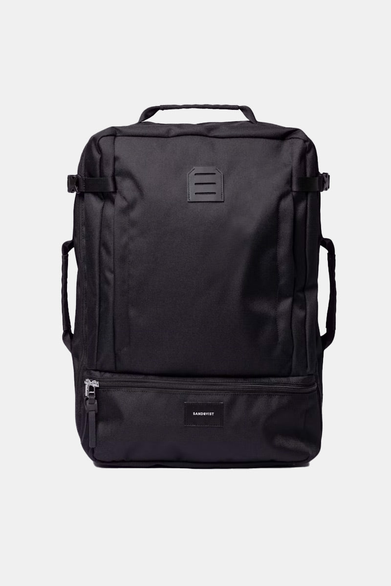 Sandqvist Otis Travel Backpack (Black) | Backpacks