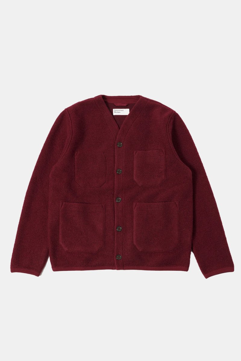 Universal Works Cardigan (Deep Red) | Sweaters