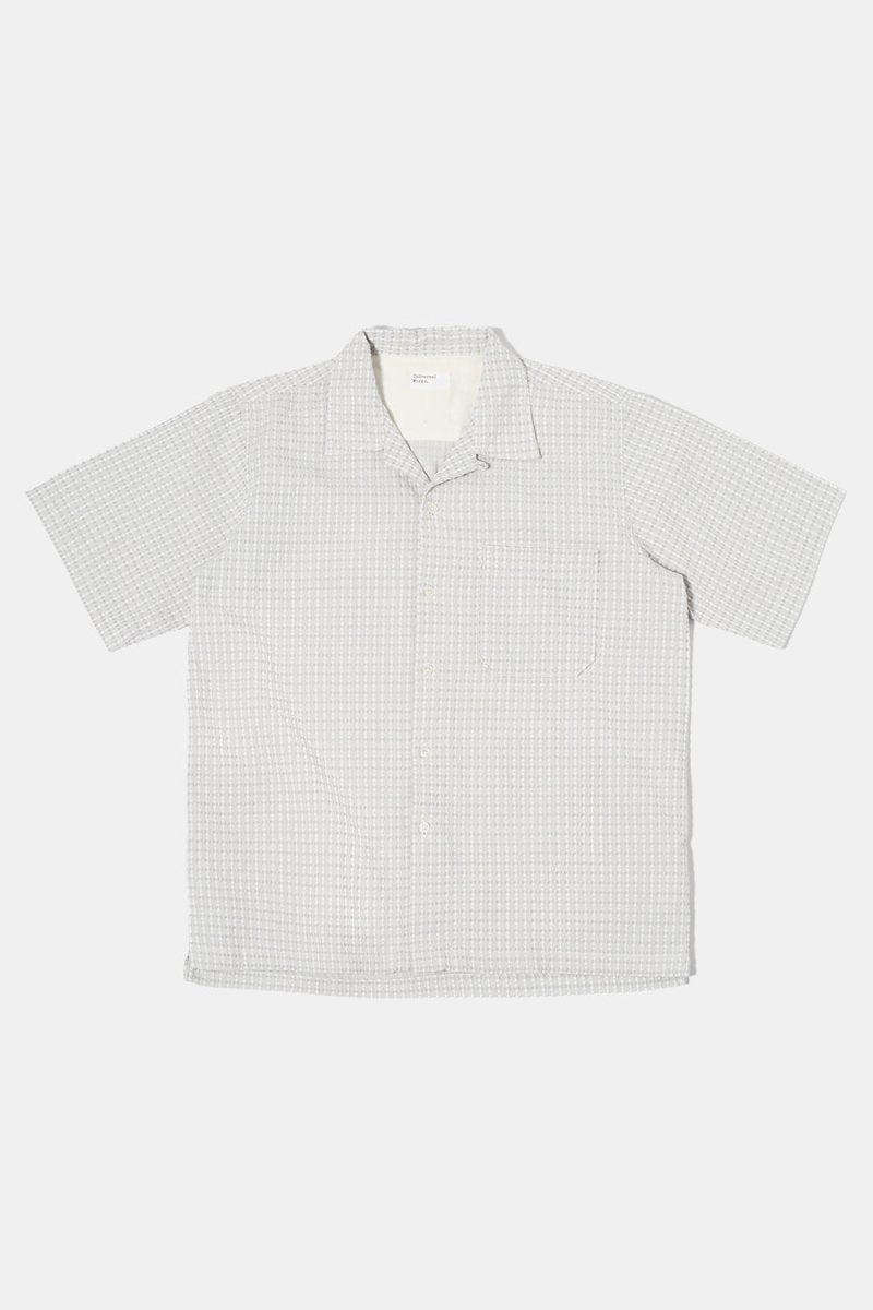 Universal Works Delos Camp Shirt (Light Grey) | Shirts