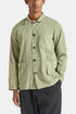 Universal Works Fine Cord Bakers Overshirt (Lys Oliven) | Jakker