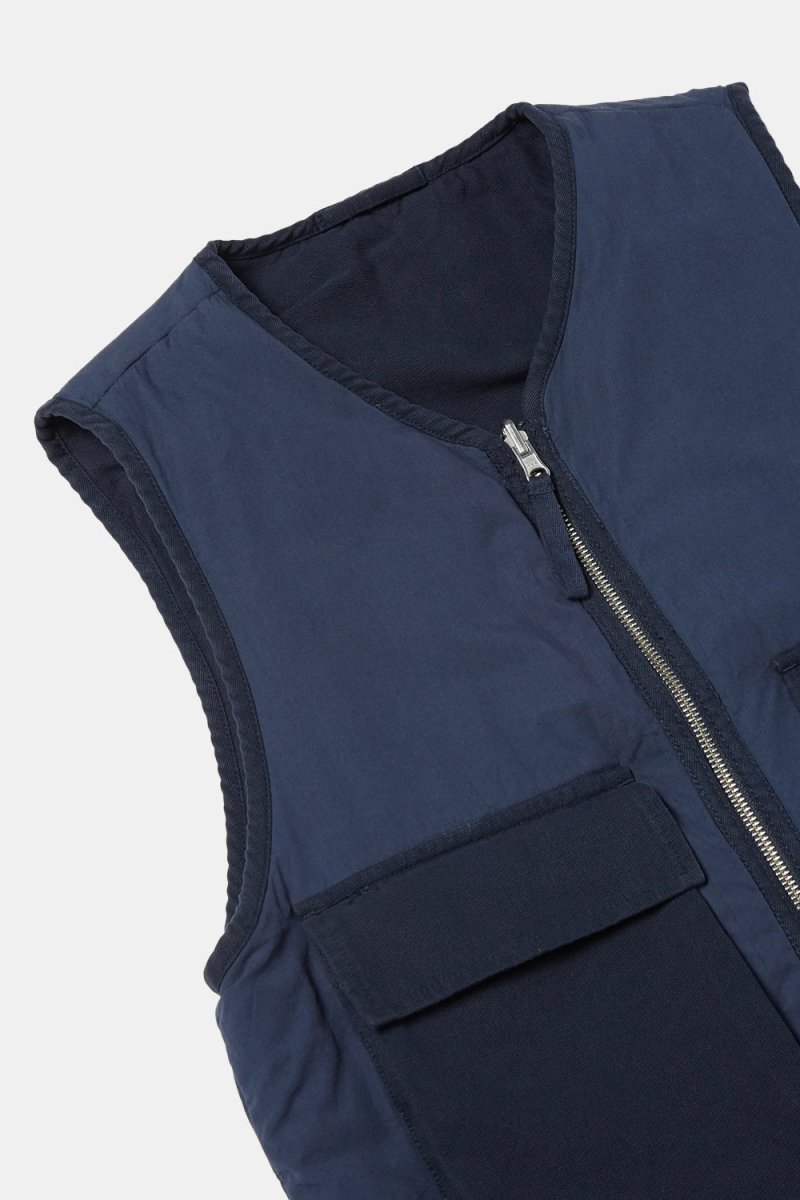 Universal Works Insulated Hangout Gilet (Navy) | Vests