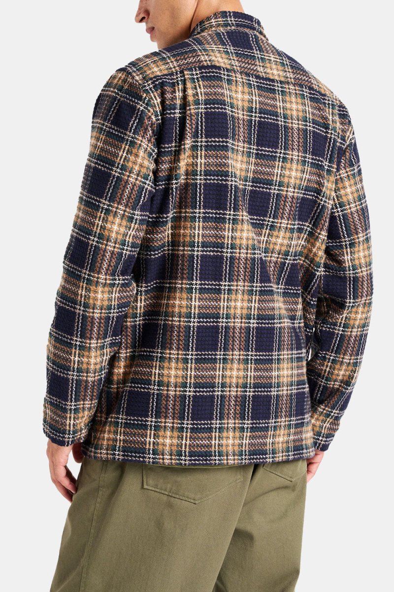 Universal Works Lake Cotton Easy Jacket (Navy/Green) | Coats & Jackets