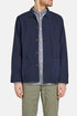 Universal Works Poplin Bakers Overshirt (Navy) | Jakker