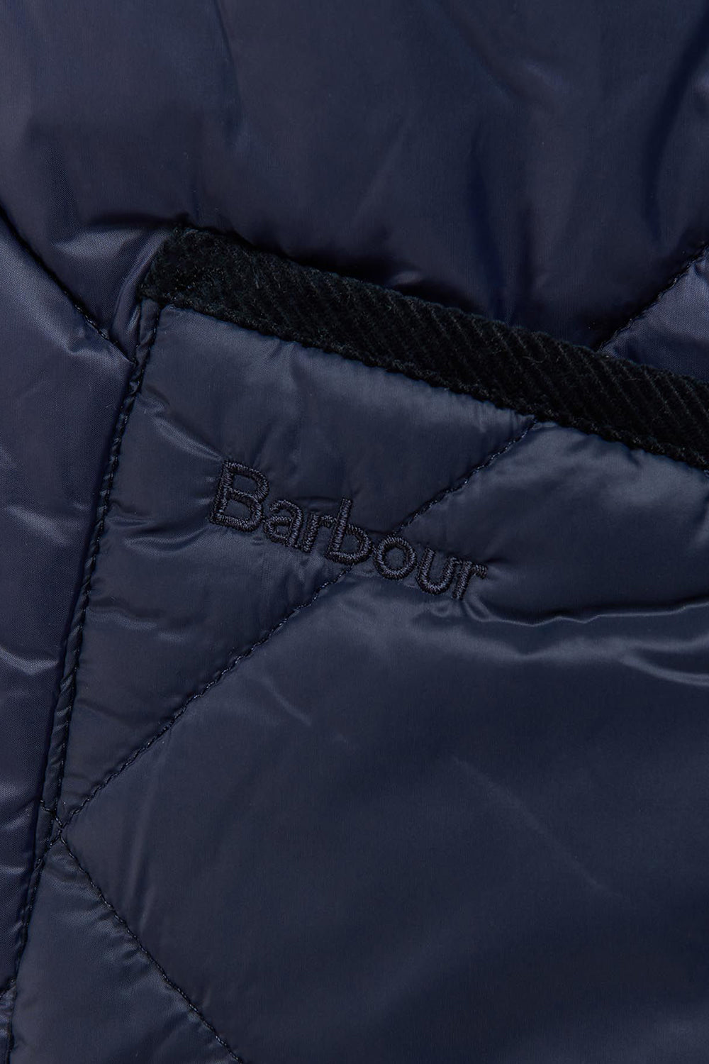 Barbour Liddesdale Quilted Cardigan Jacket (Navy)