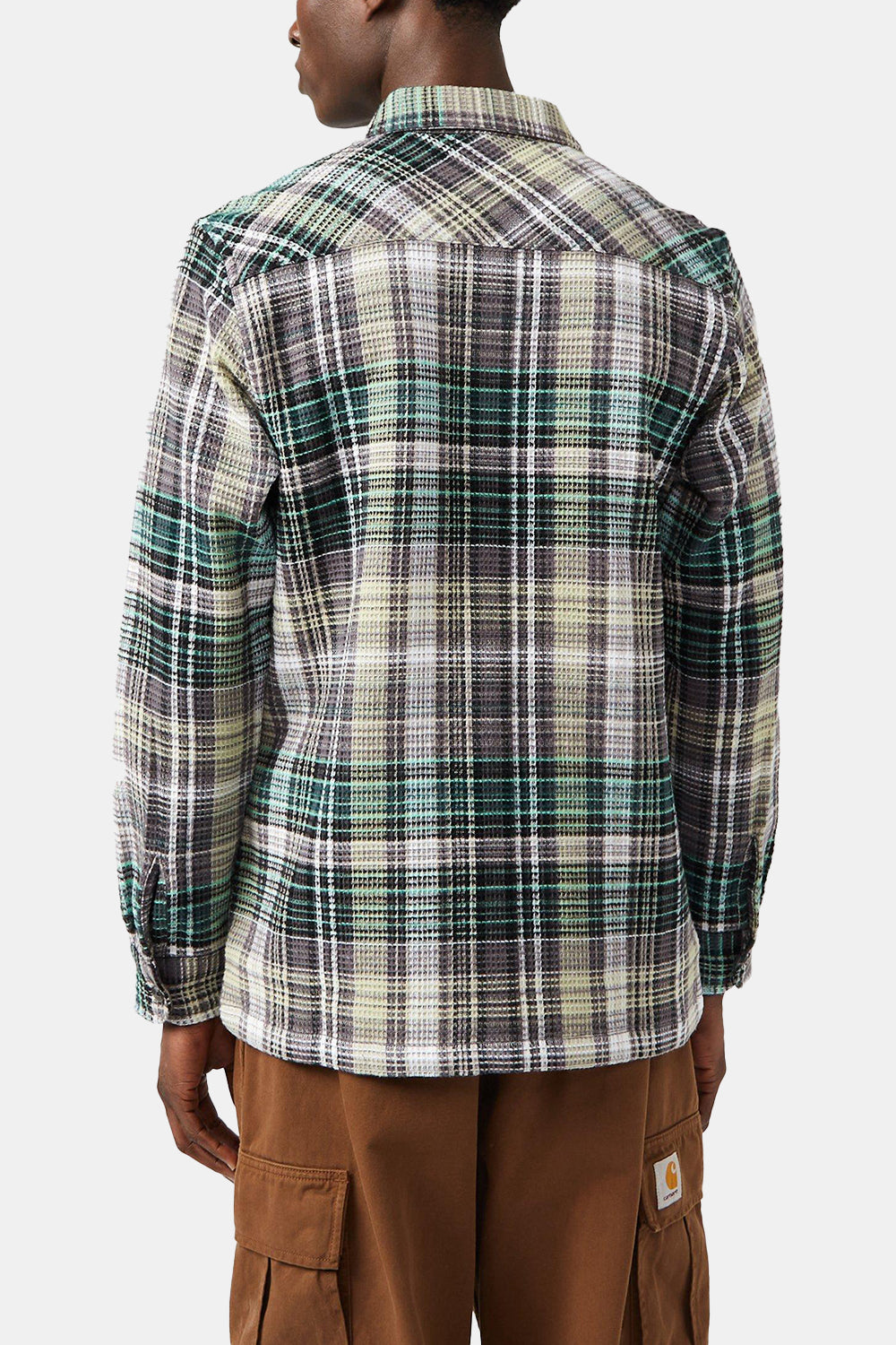 Carhartt WIP Long Sleeve Valmon Overshirt (Botanic Green) | Number Six