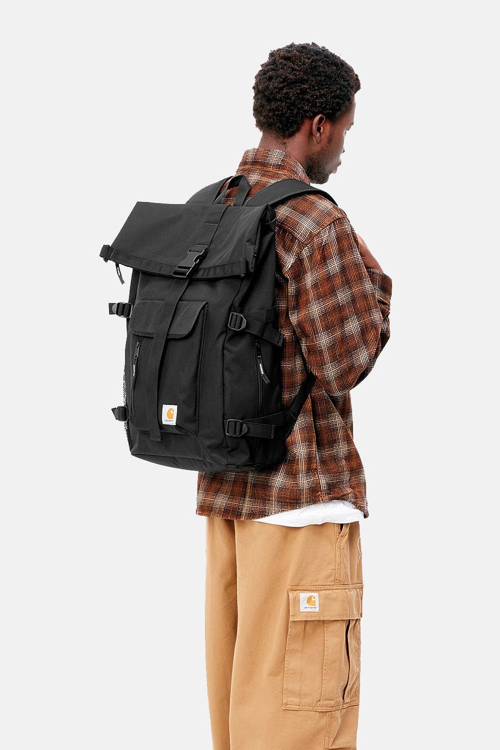 Carhartt WIP Philis Duck Canvas Backpack (Black) | Number Six