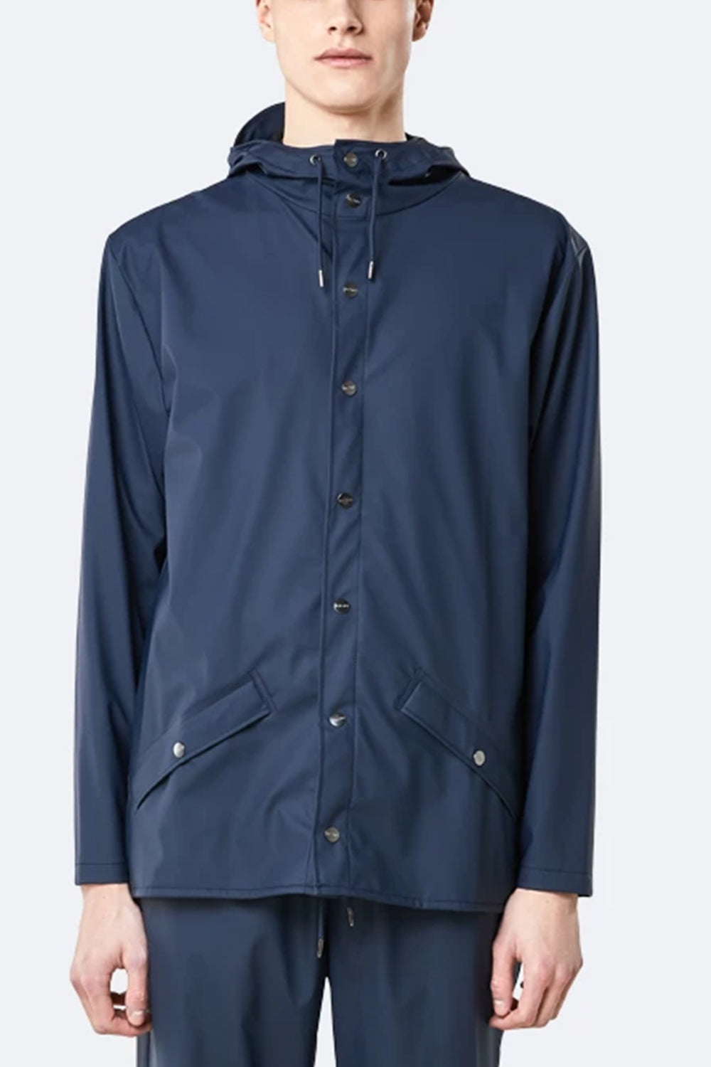 Rains Jacket (Navy Blue) | Number Six