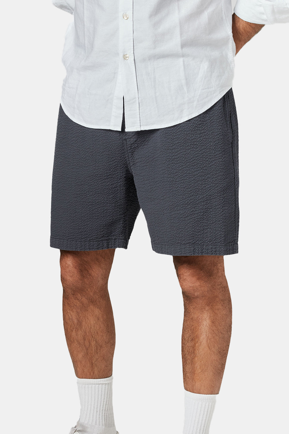 Portuguese Flannel Atlantico Shorts (Navy) | Number Six