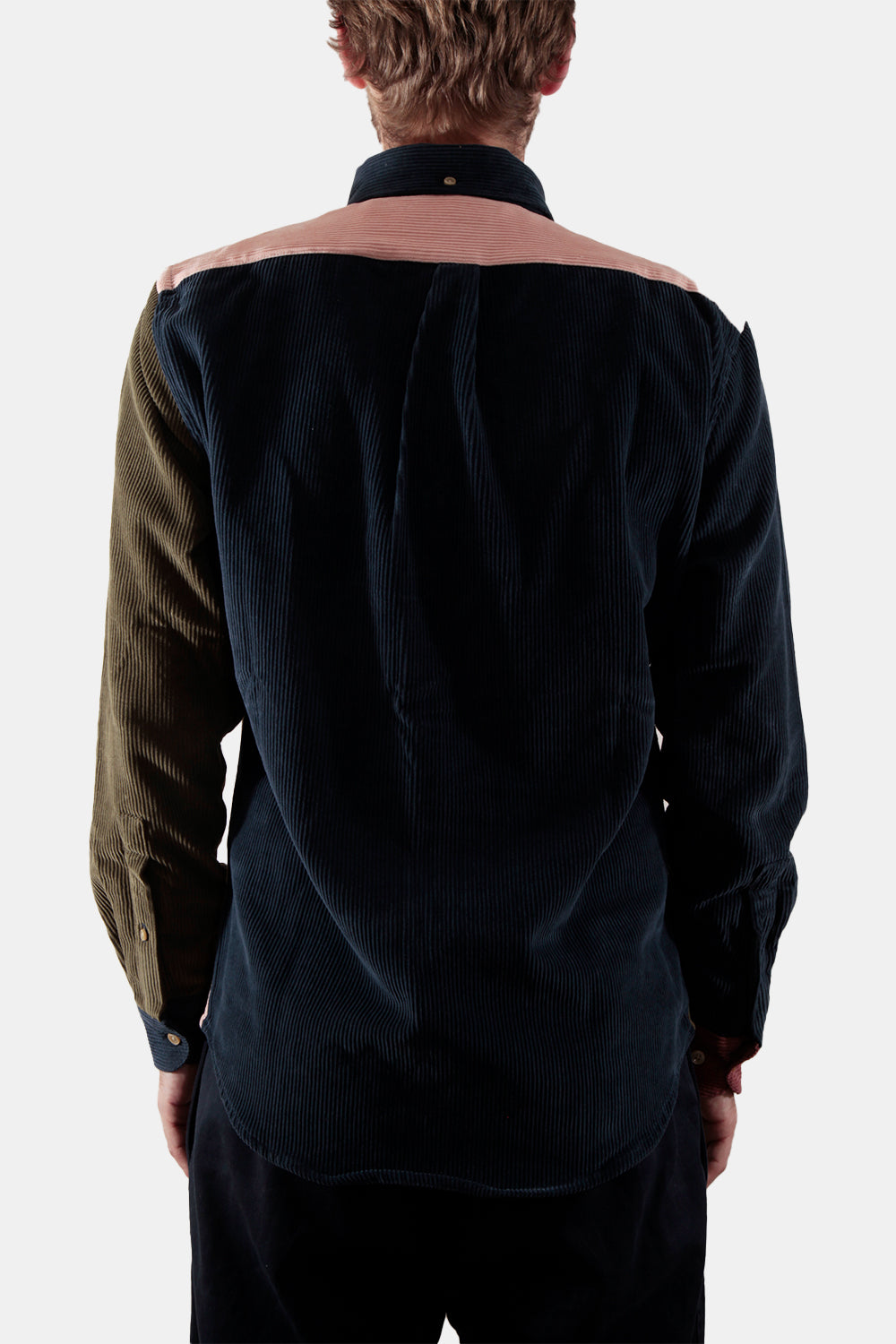 Portuguese Flannel Lobo Patchwork Cotton-Cord Shirt (Multi)