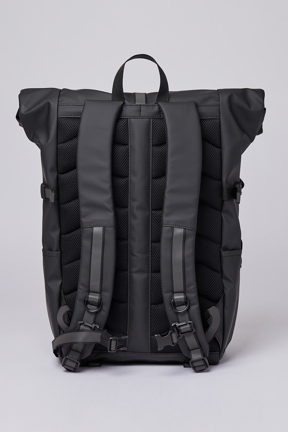 Sandqvist Ruben 2.0 Water-Resistant Rolltop Backpack (Black)