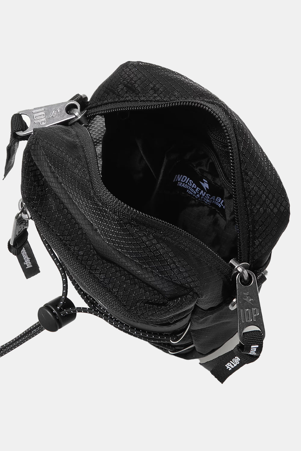 Indispensable IDP Shoulder Bag Little Strap (Black)