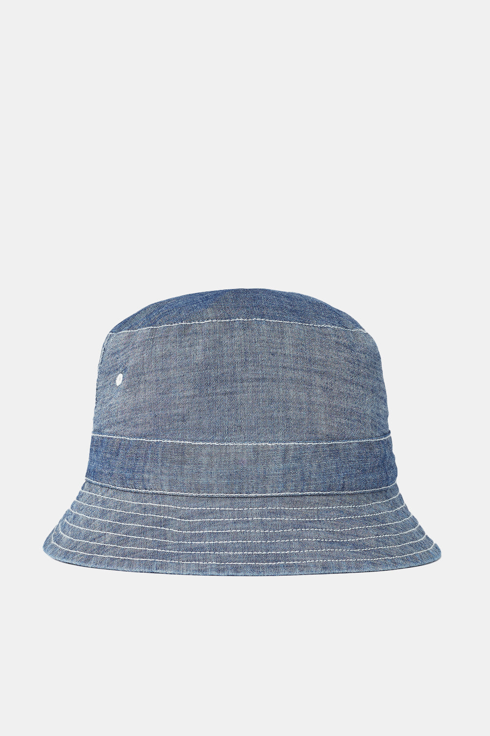 Universal Works Chambray Bucket Hat (Indigo) | Number Six