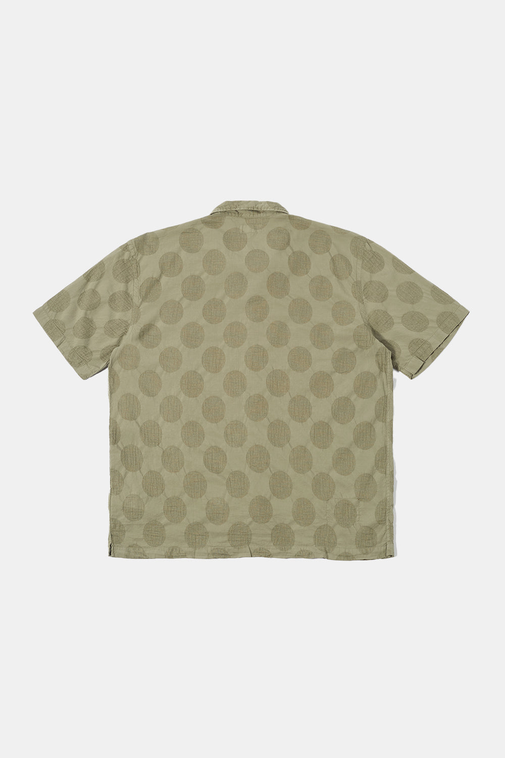 Universal Works Dot Cotton Road Shirt (Light Olive) | Number Six