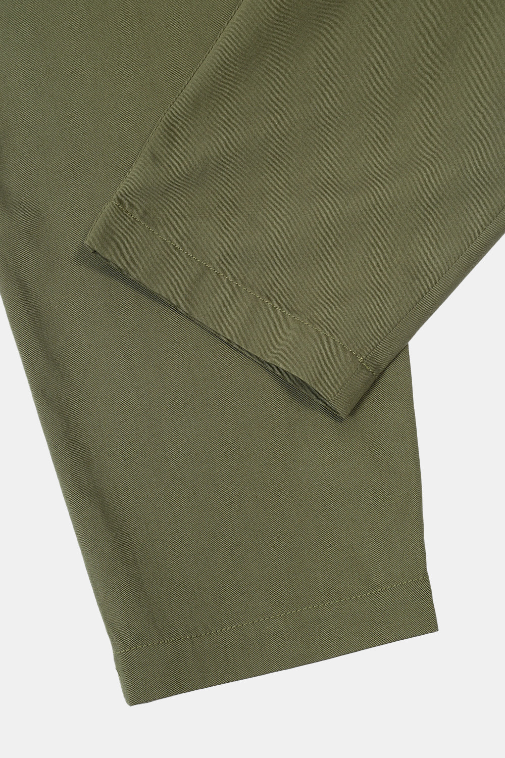 Universal Works Pleated Track Pant (Light Olive Twill)