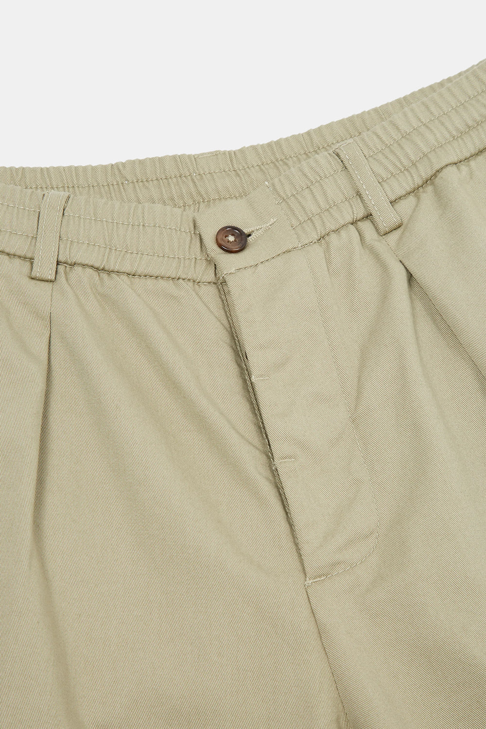 Universal Works Pleated Track Pant (Stone) | Number Six